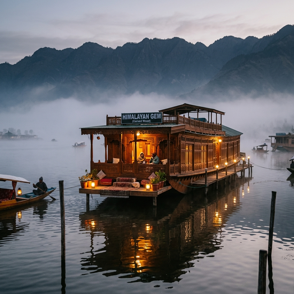 Premium Houseboat Booking on Dal Lake